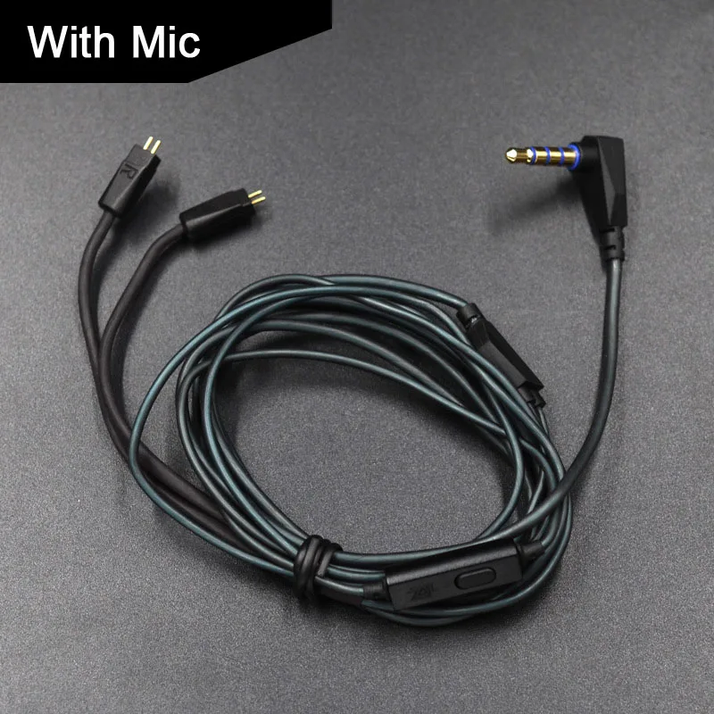 Оригинальный KZ ZS5 ZS6 специальный кабель 1 2 M гарнитура сменный провод 0 75 мм