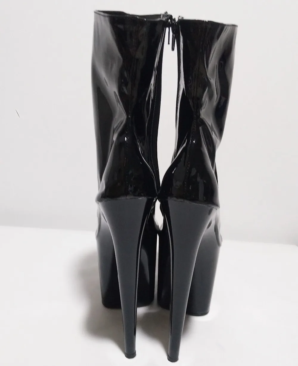 

20cm fashion sexy ladies bottom high heel platform ankle boots sexy women party boots 8 inch high heel boots Exotic Dancer shoes