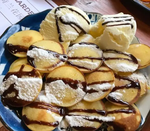 Poffertjes гриль с 52 отверстиями мини голландская машина для приготовления блинов 220 В
