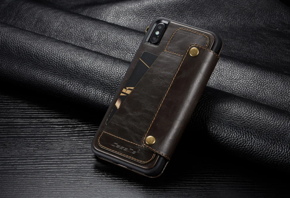 Роскошный кожаный чехол-книжка на молнии для iPhone X, XS, XS, MAX, XR с несколькими отделениями для карт, ТПУ и кожаный чехол для iPhone XS MAX