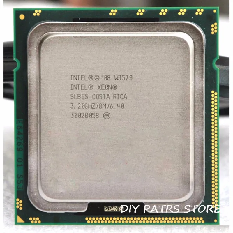 Четырехъядерный процессор INTEL XONE W3570 3,2 МГц LeveL2 8 м 4 ядра для платы LGA1366