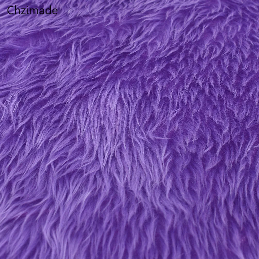 Purple Lychee Life 1 ярд 91X152 см искусственный Лисий мех ткань мягкая кожа ткань для рукоделия одежды шитье украшения - Цвет: Purple