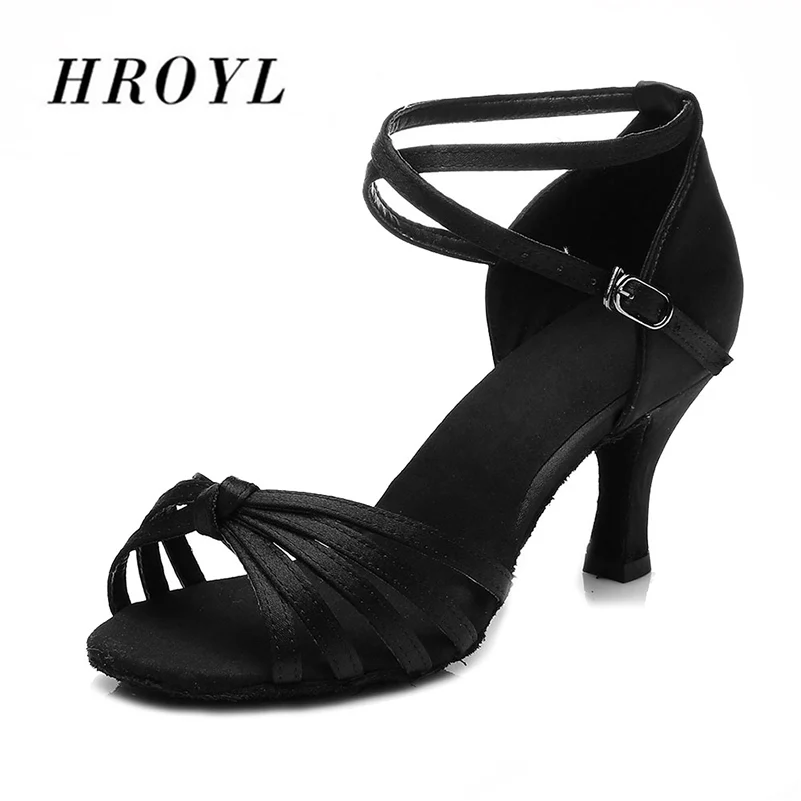 

Size 34-41 Ballroom /Latin Dance Shoes /Professional Tango Dancing Shoes For Women /Satin Salsa Shoes With 7cm Heels 11 Colors
