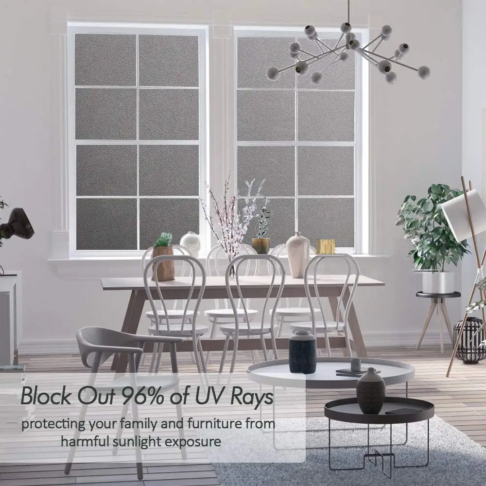 Плотные статический самоклеящиеся плёнки на окна наклейка матовое стекло