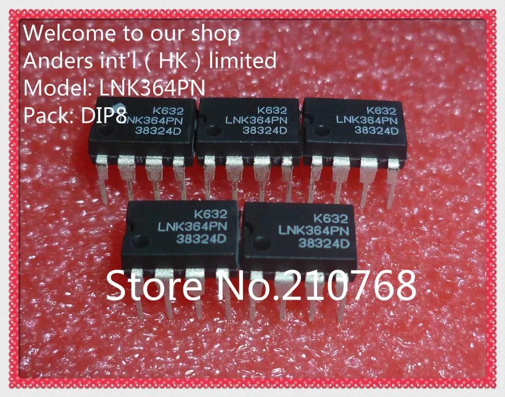 10 шт./лот LNK364PN LNK364P LNK364 DIP7 | Электронные компоненты и принадлежности