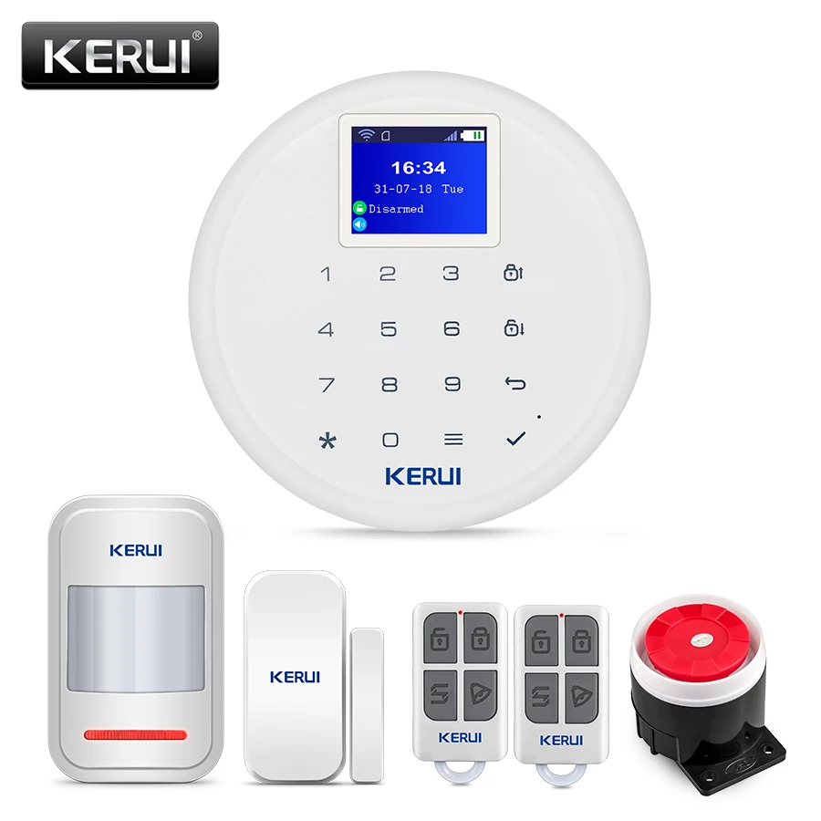 Новый KERUI W17 Android ios Управление GSM и Wi Fi Home охранной сигнализации Системы с