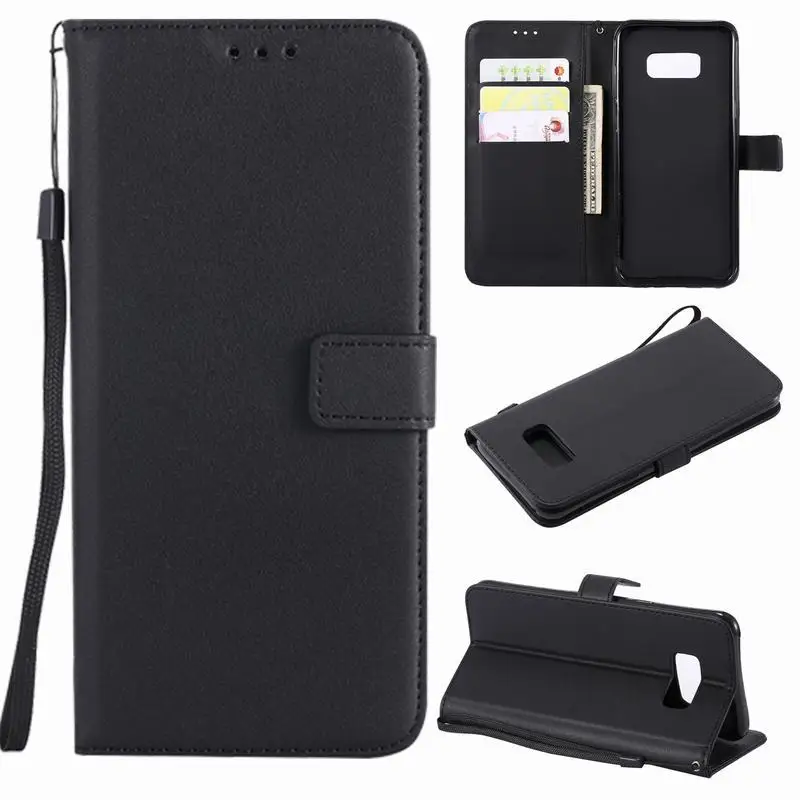 Принципиально s8 plus матовая кожа чехол для телефона samsung galaxy wallet откидная крышка