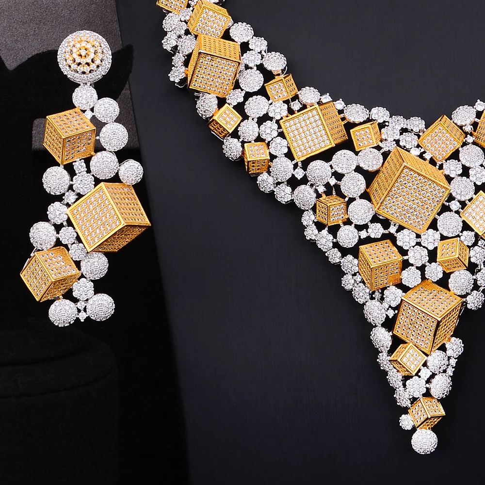 GODKI роскошная Волшебная коробка 4 шт. Африканский кубический циркон CZ нигерийские