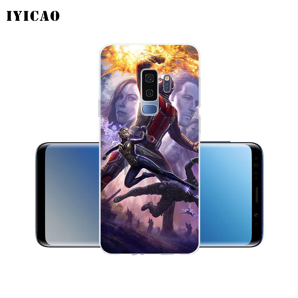 IYICAO Ant-Man и ОСА Мягкий силиконовый чехол для телефона Samsung Galaxy S10e S10 S9 S8 Plus S7 Edge TPU |