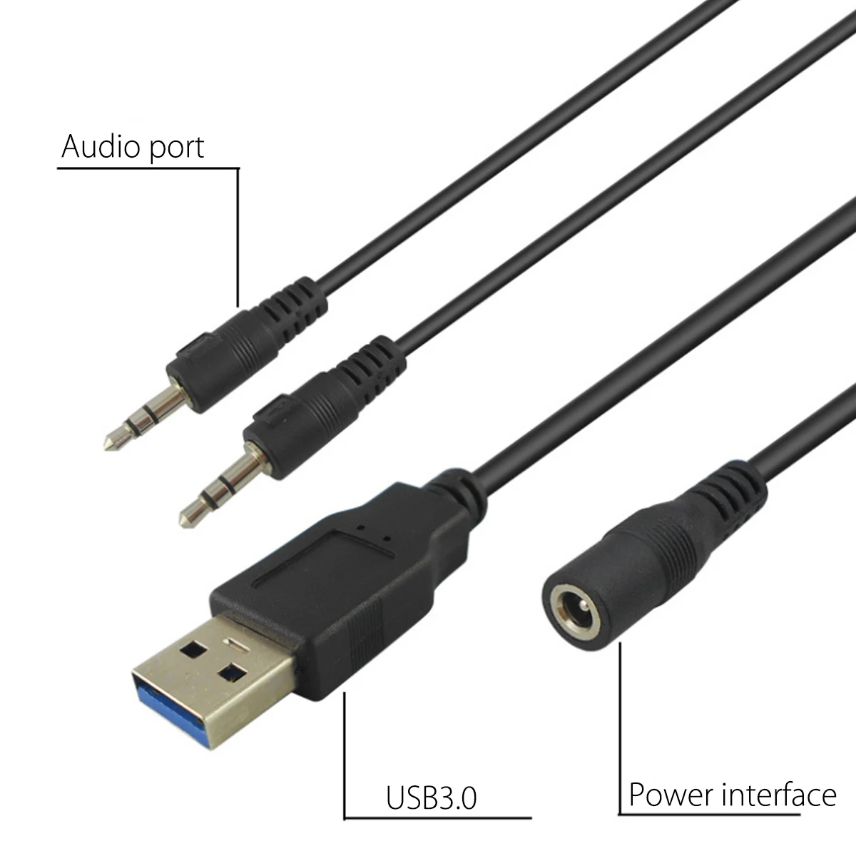 Крепление на стол 3-Порты USB 3,0 HUB адаптер для Macbook внешний стерео звук адаптер кабель комбо круглый usb-хаб со штепсельной вилкой европейского стандарта