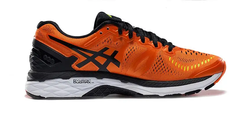 Новое поступление ASICS GEL-KAYANO 23 Мужская устойчивая беговая Обувь Кроссовки уличная спортивная Уличная обувь