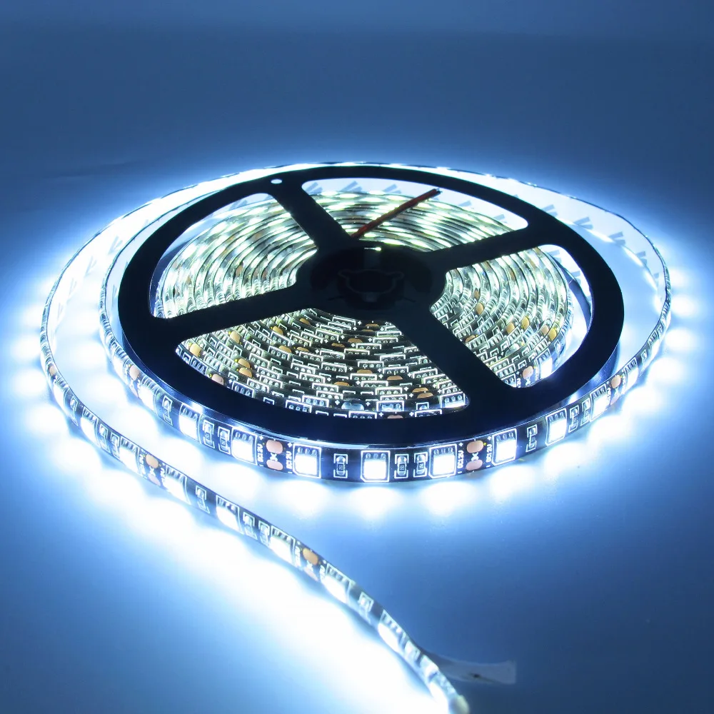 Гибкая светодиодная лента SMD5050 высокой яркости 5 м/лот холодный белый RGB желтый