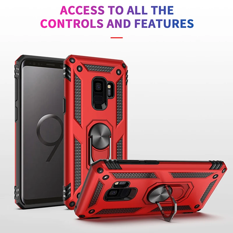 Роскошный защитный мягкий ударопрочный чехол для samsung Galaxy S9 S8 10 Plus S10e Note 8 9 A7 2018
