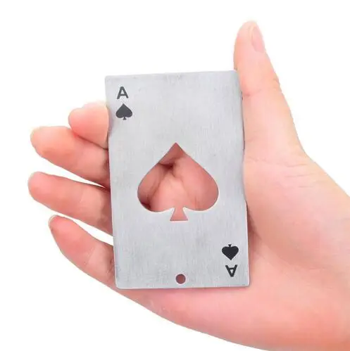 Креативная карточка для покера открывалка пивных бутылок Персонализированная