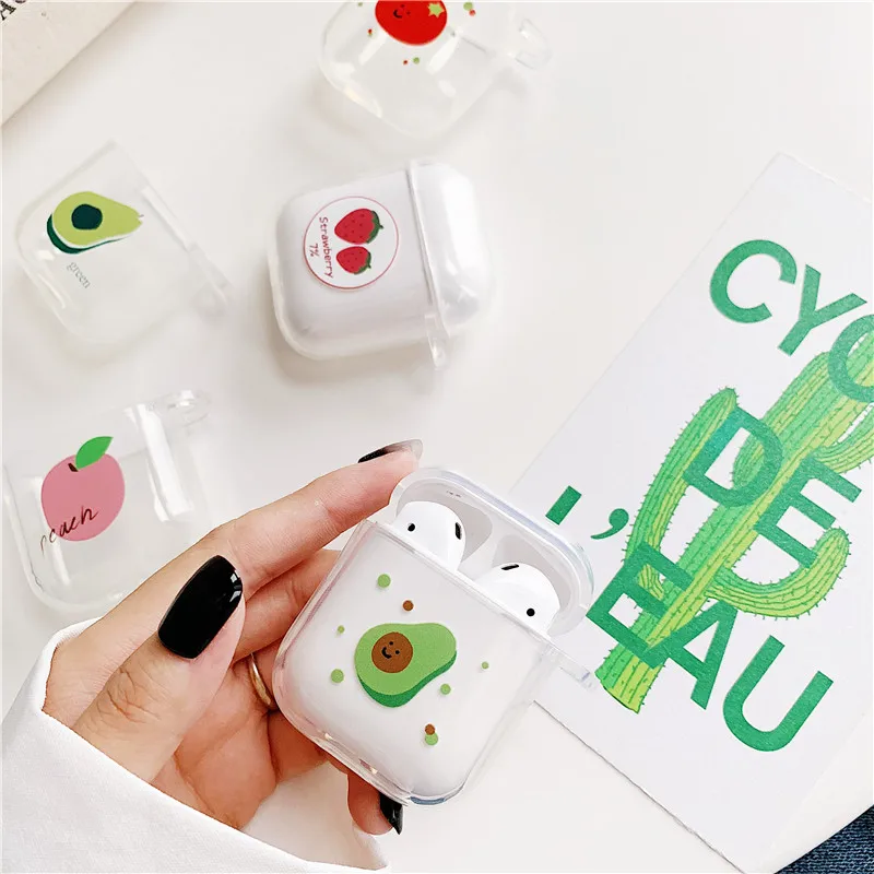 COOLY прозрачный силиконовый чехол для Apple AirPods беспроводная bluetooth гарнитура сумка