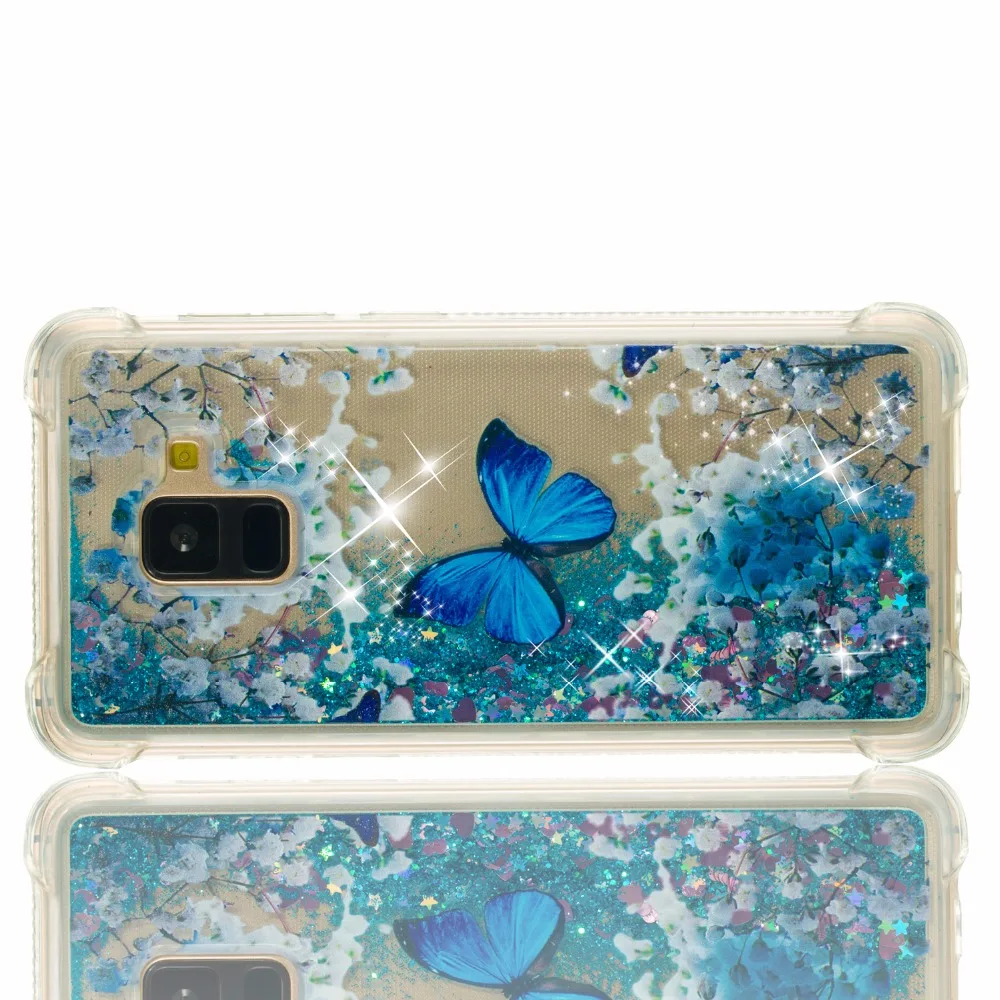 SM-A530F Shiny Case For Samsung Galaxy A8 2018 Silicone Cover Plus phone case for samsung A82018 SM-A530X box |