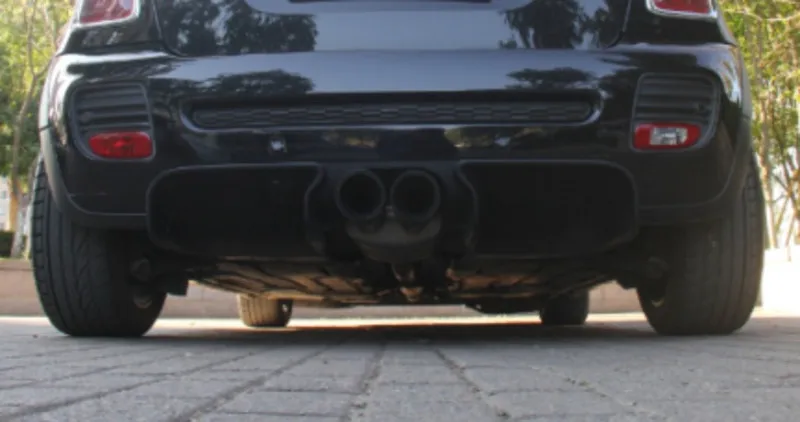 Комплект кузова из углеродного волокна подходит для 06-13 Mini Cooper R56 R57 R58 R59 John Cooper работает стиль заднего бампера Диффузор JCW бампер только