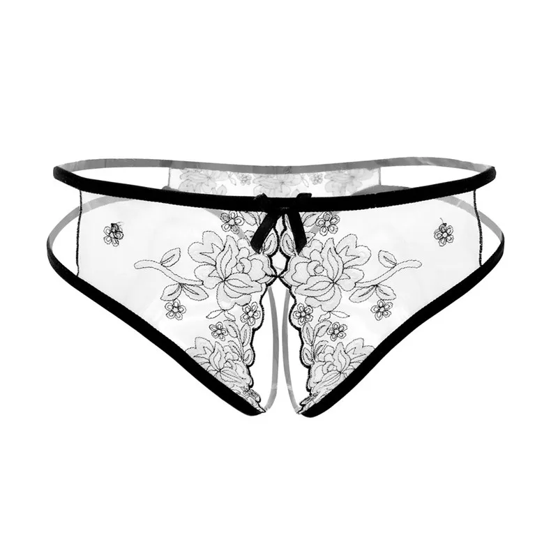 Women Sexy Lingerie hot erotic sexy open crotch panties Porn transparent Lace underwear crotchless underpants briefs for woman