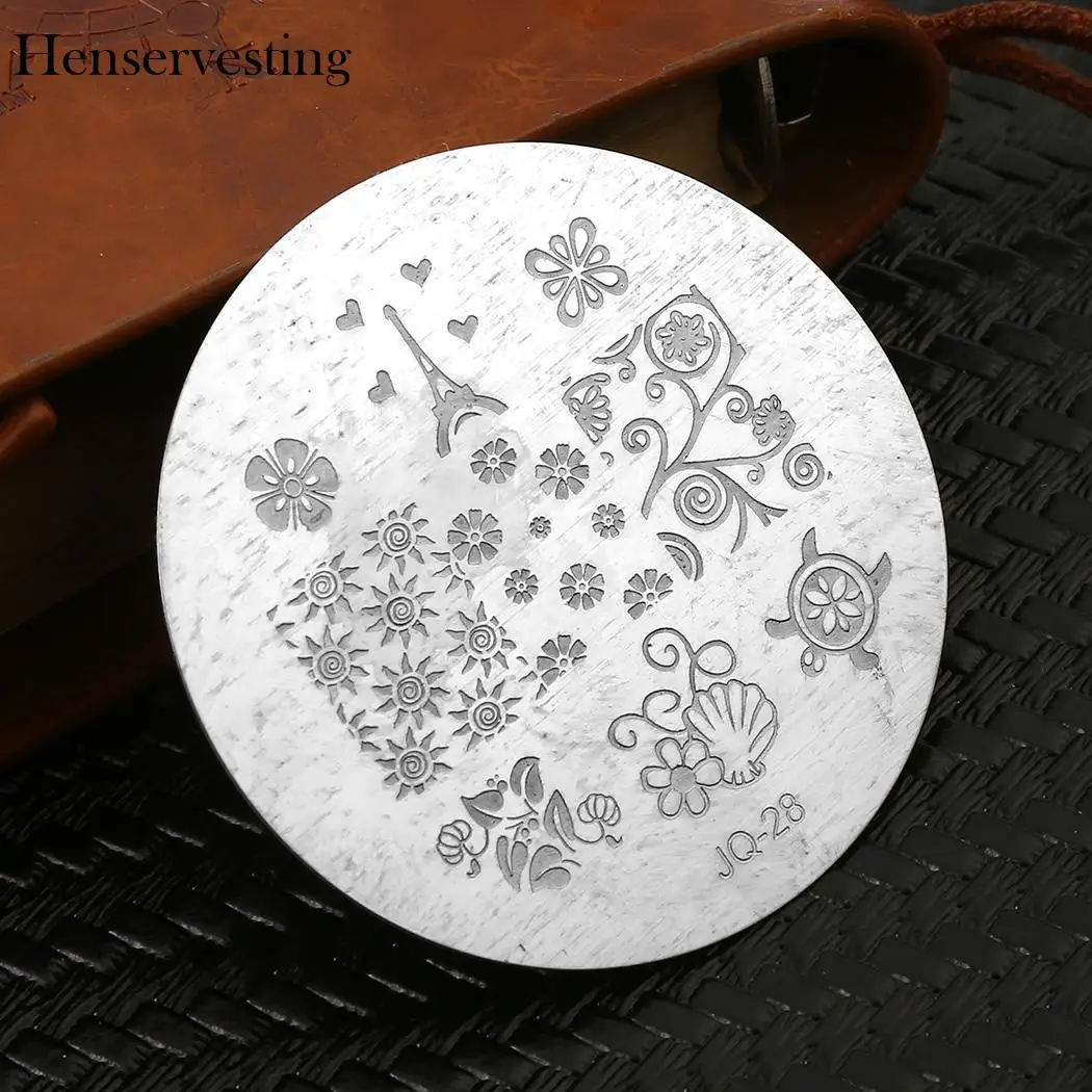 Способа украшения Маникюр Сталь Книги по искусству шаблон печати нержавеющей