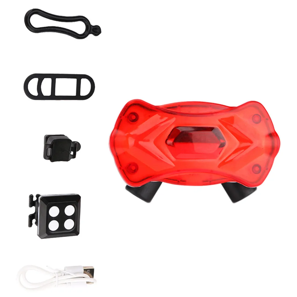 New Wireless remote control of bicycle taillights Bike Rear LED Tail Light USB Remote Control Turn Signals A30520 | Спорт и