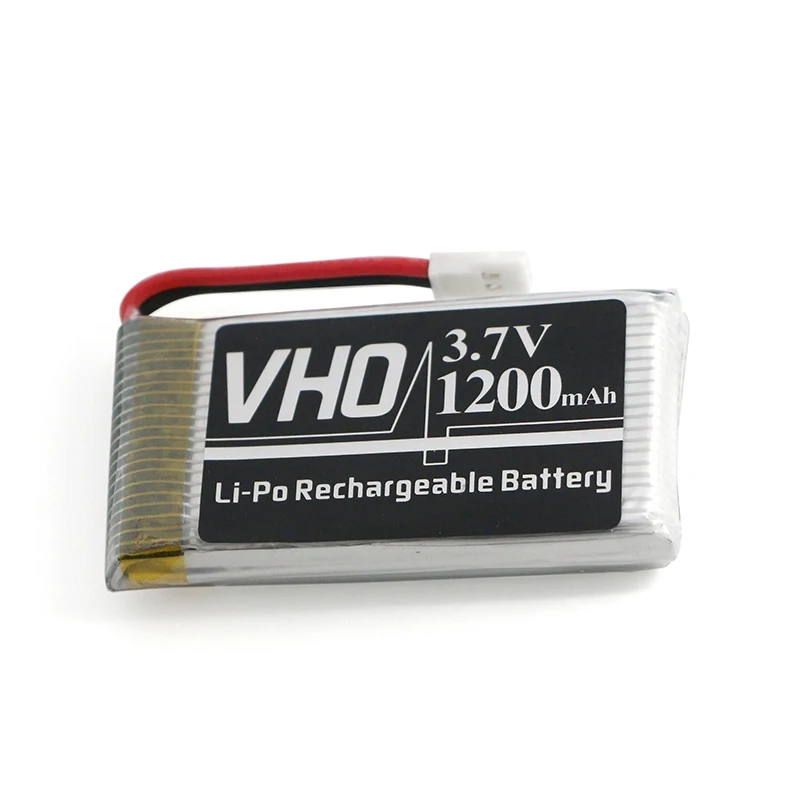 VHO 2 шт. 3 7 V 1200 mAh литий-полимерный Батарея Syma X5SW X5SC X5S X5SC-1 M18 H5P Квадрокоптер с