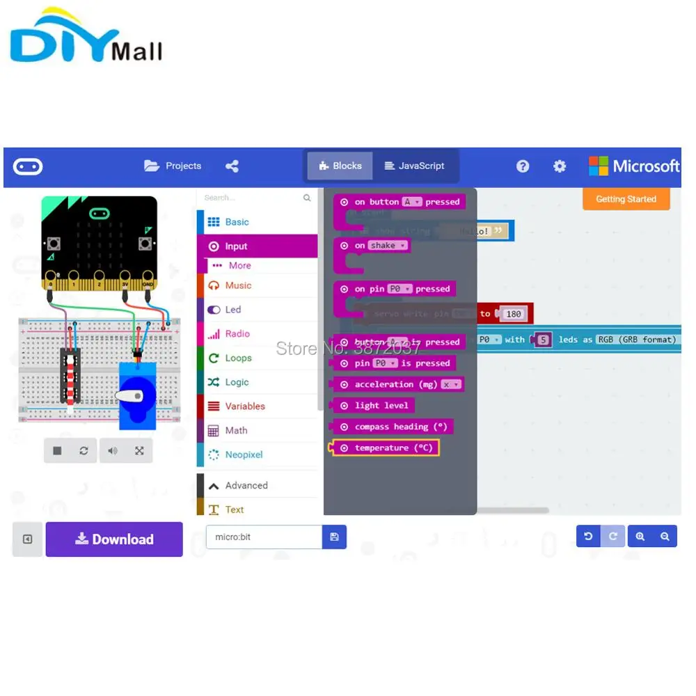 For Micro:bit Microbit Master Development Board Phython Graphical Educational Tool