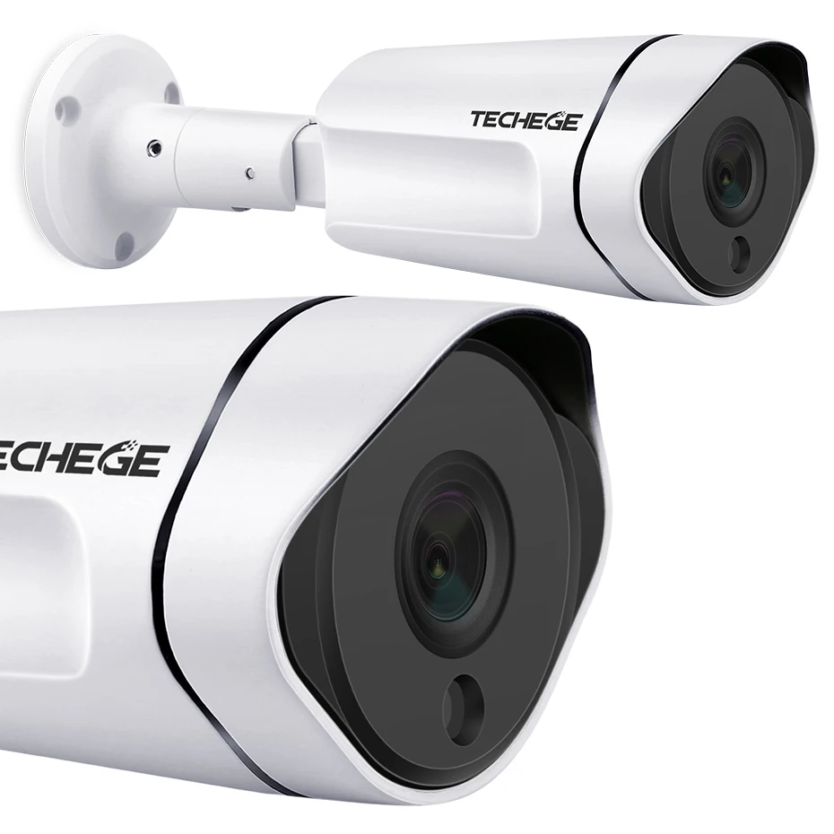 Techege H.265 5MP POE IP Камера открытый Водонепроницаемый видео Камеры Скрытого