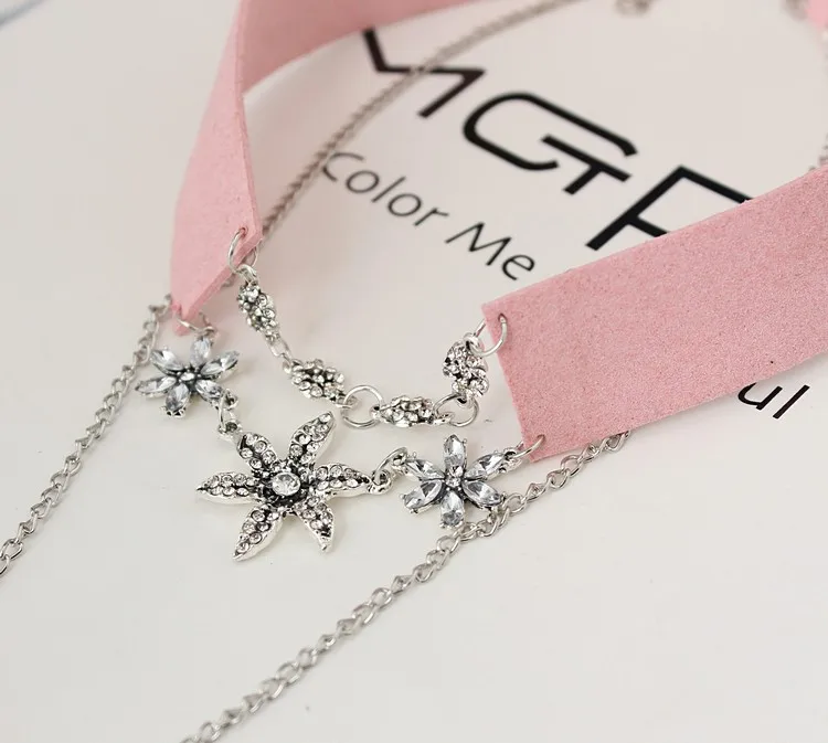 Новинка 2017 импортные товары распродажа широкий чёрный бархатный ожерелье