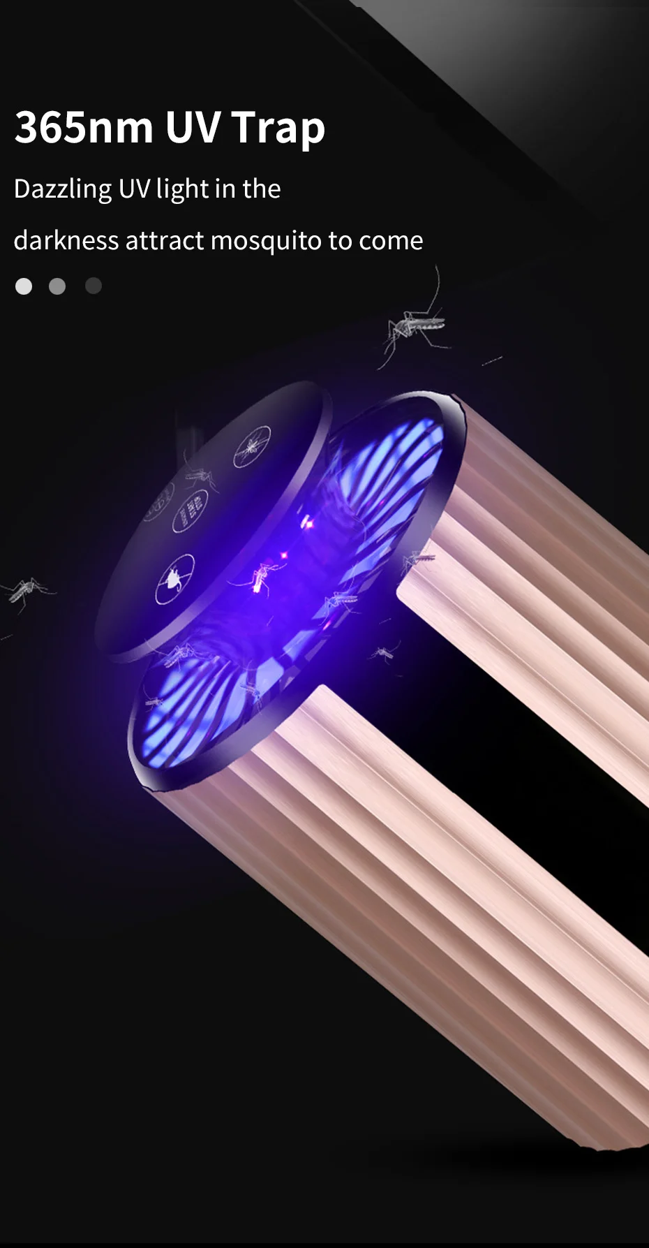 OUSU USB СВЕТОДИОДНЫЙ светильник от комаров USB светильник ловушка от насекомых домашний жучок Zapper комната борьба с вредителями офисные гаджеты электронные
