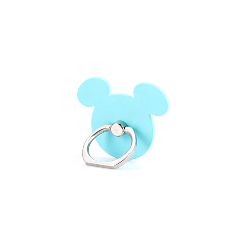 Mint Green Holder Держатель для смартфона с изображением Микки из мультфильма, подставка, кольцо на палец 360 градусов, гнездо для ленивого человека, подставка для мобильного телефона, ZSMZZY - Цвет: Mint Green Holder