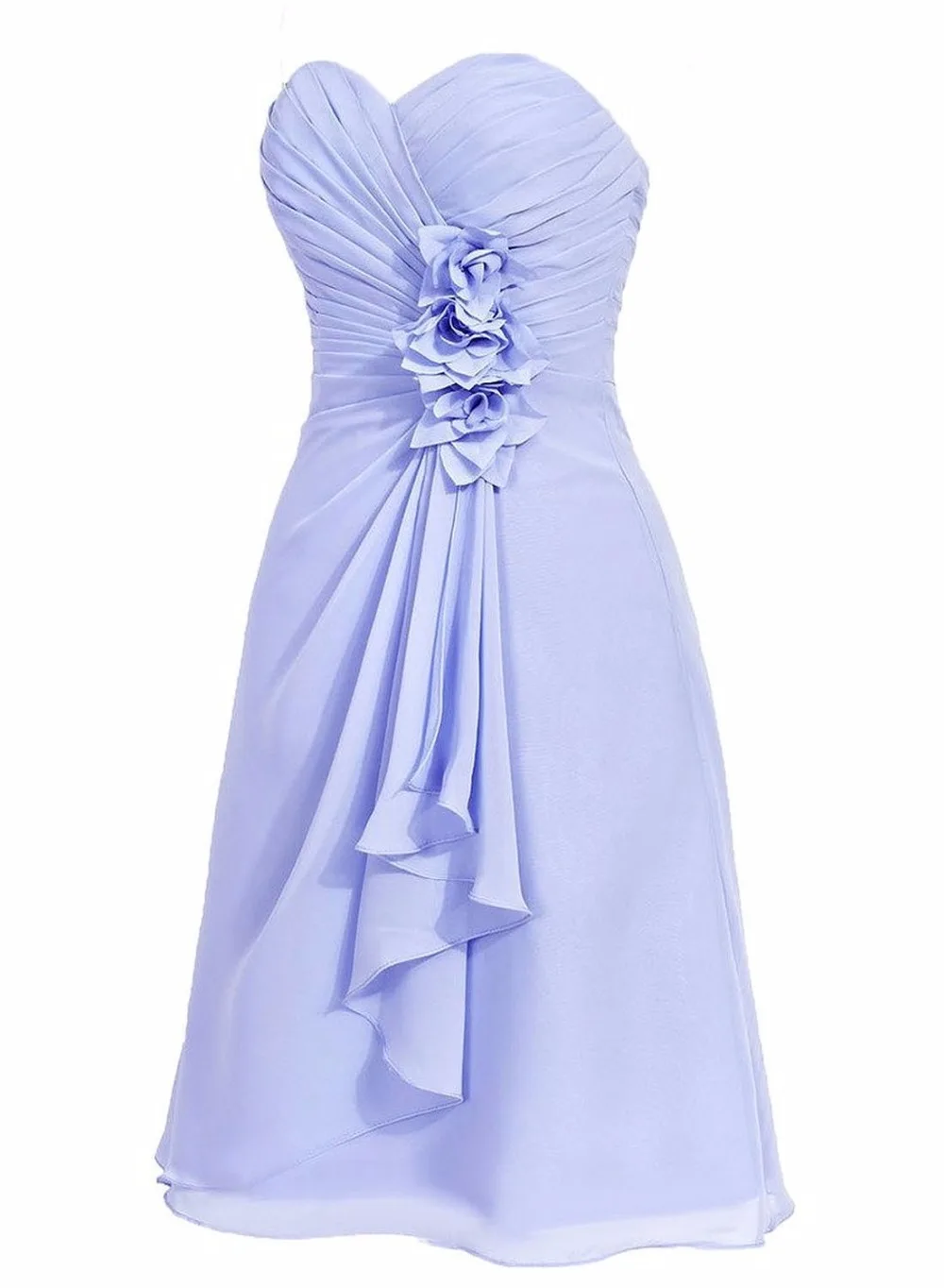 Элегантные трапециевидные платья из шифона без бретелек на шнуровке рукавов 12