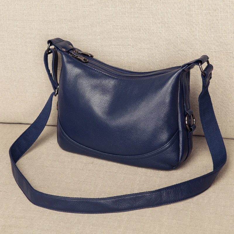 Genuine Leather Women's Bag Fashion Small Crossbody bags for women Shoulder Messenger Bag Luxury Handbag Female Purse Tote Bags