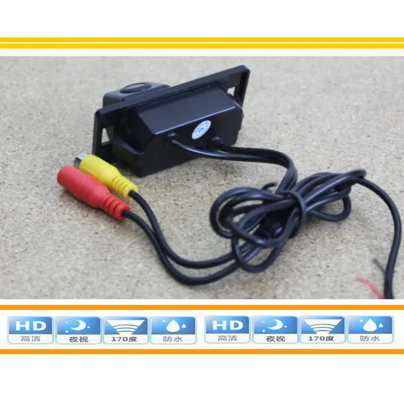 Автомобильная Встроенная парковочная камера заднего вида для Audi TT / TTS 2007 ~ 2014