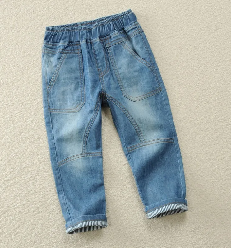 

2019 spring and autumn new children's clothing children's boys jeans trousers in the big children's pants