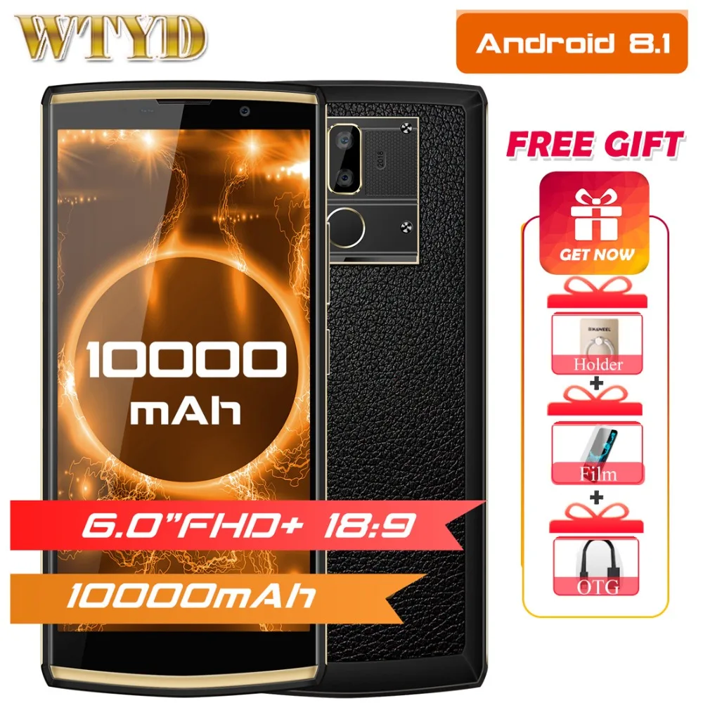 Oukitel K7 6 0 ''FHD 4 Гб Оперативная память 64 Встроенная Смартфон android 8 1 MT6750T Octa Core 13MP