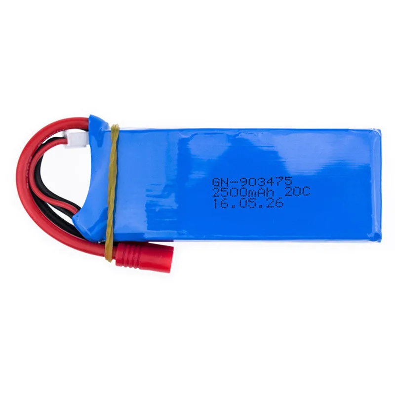 7 4 V 2500 mAh 2 S lipo Батарея разъемы с вилками типа банан костюм для Syma X8C X8W X8G X8HG wltoys v262