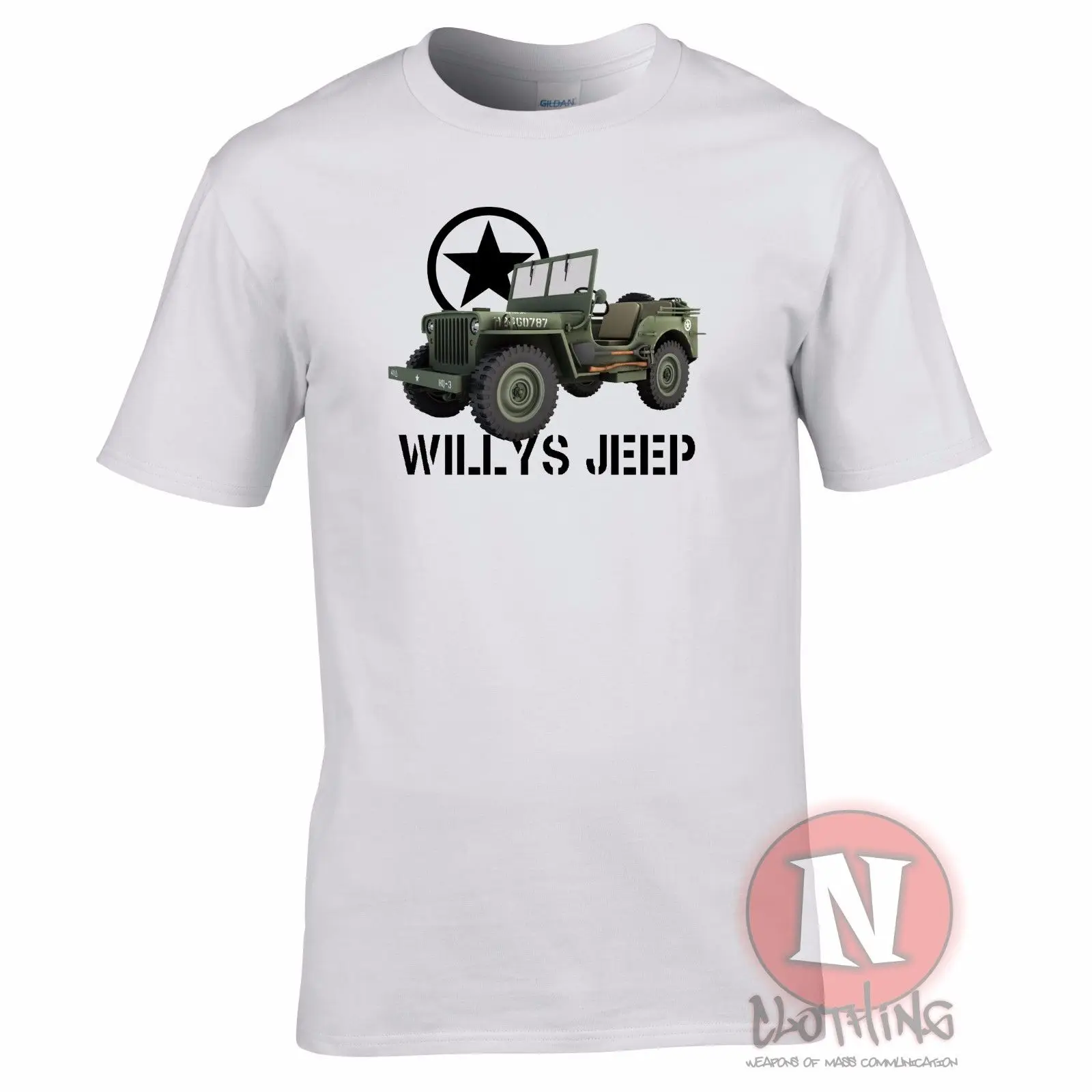 Горячая Распродажа, новая мужская футболка Willys, футболка с джипом, военная ностальгия WW2, D-day, история автомобиля, Allied WWII, забавная футболка с круглым вырезом - Цвет: 3