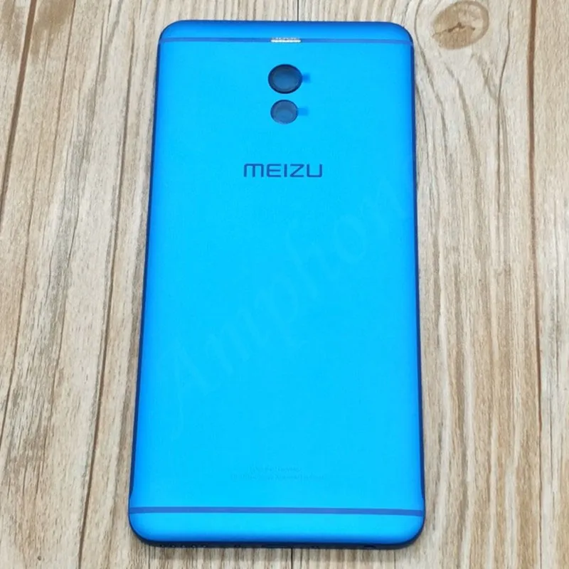 Новые запасные части Задняя крышка батареи для MEIZU M6 Note корпус двери+ камера вспышка Замена объектива+ боковые кнопки+ Sim лоток - Цвет: Blue