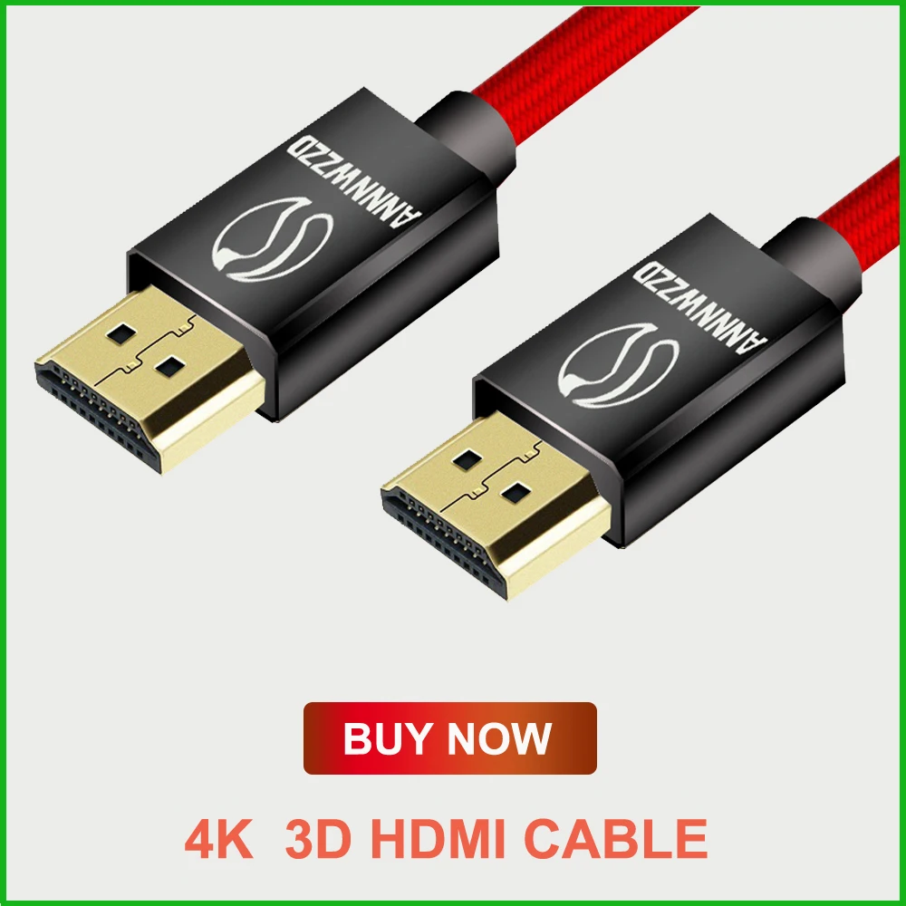 HDMI кабель 1 м 2 м совместим с HDMI 2,1, 2.0a, 2,0, 1.4a(Ultra HD, 4 K, 3D, Full HD, 1080 p, HDR, ARC, Highspeed с Ethernet