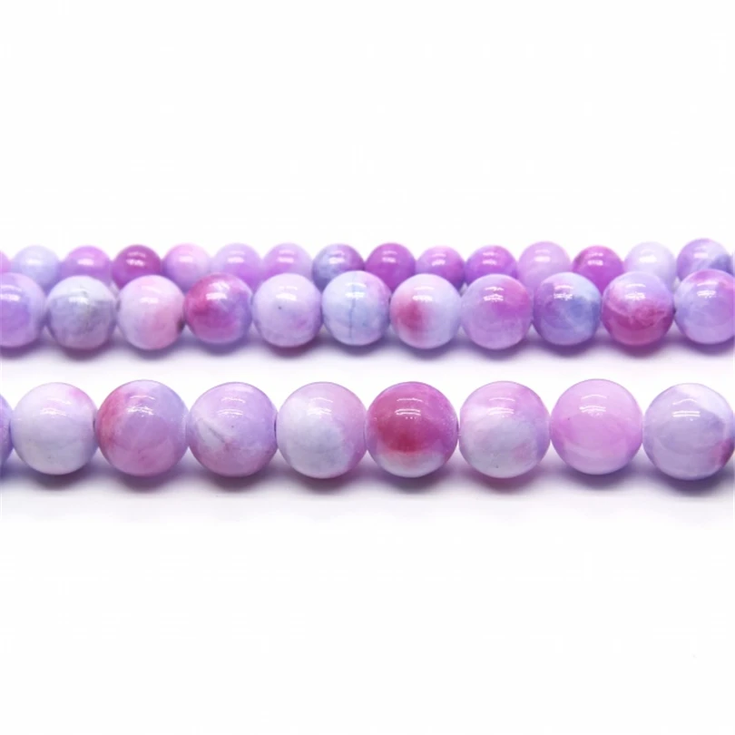 6 style Double color Natural Taishan 6-12mm Loose the stone beads for fashion jewelry making | Украшения и аксессуары