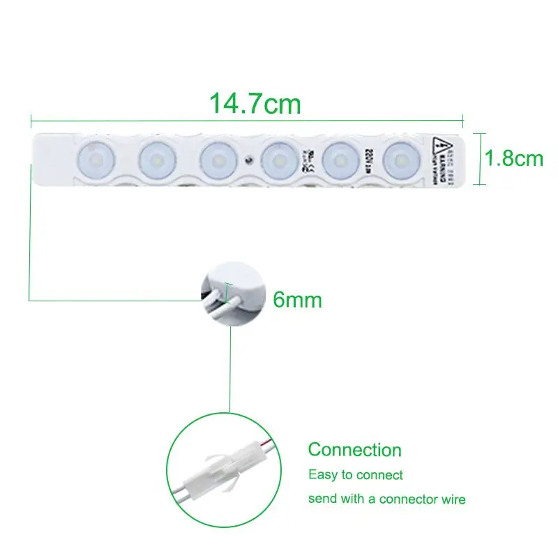 SZYOUMY 220 В Светодиодный модуль SMD 2835 s IP66 водонепроницаемый инъекционный объектив