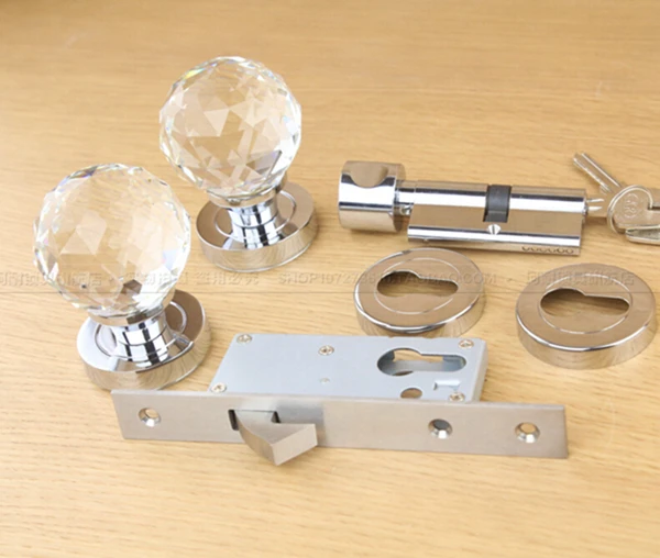 Устойчивая импортная двухсторонняя сферическая Хрустальная ручка раздвижная