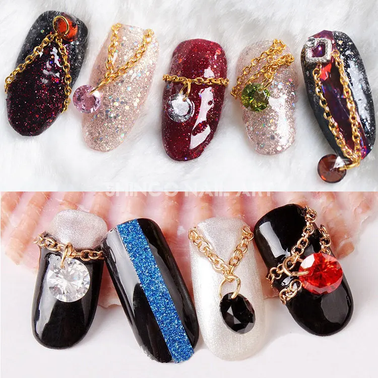 10 шт. украшения для ногтей Новое поступление высокоуровневая острая циркониевая