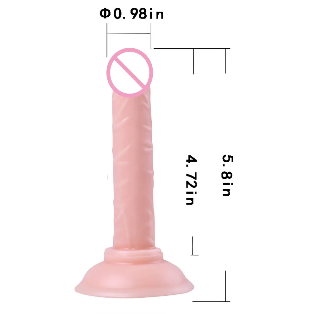 Hismith мини секс-дилдо длина 14 5 см ширина 2 искусственный анальный дилдо мягкая