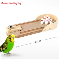 parrot toys xuan feng king kong monk parrot bird toy puzzle training equipment prop mini bowling