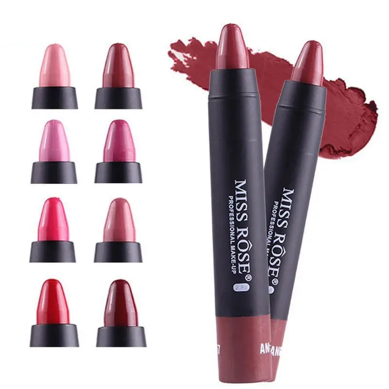 MISS ROSE Витамин Е водонепроницаемые карандаши для губ Матирующая косметика