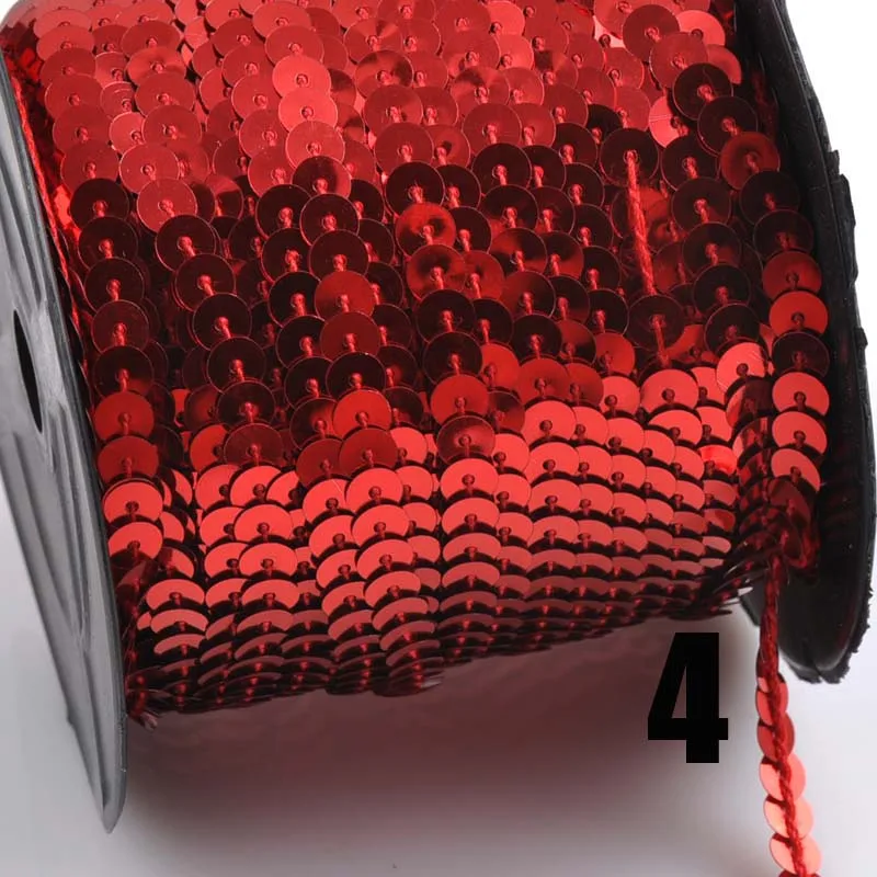 10 ярдов/партия 6 мм свободный диаметр круглые плоские стандартные для рукоделия