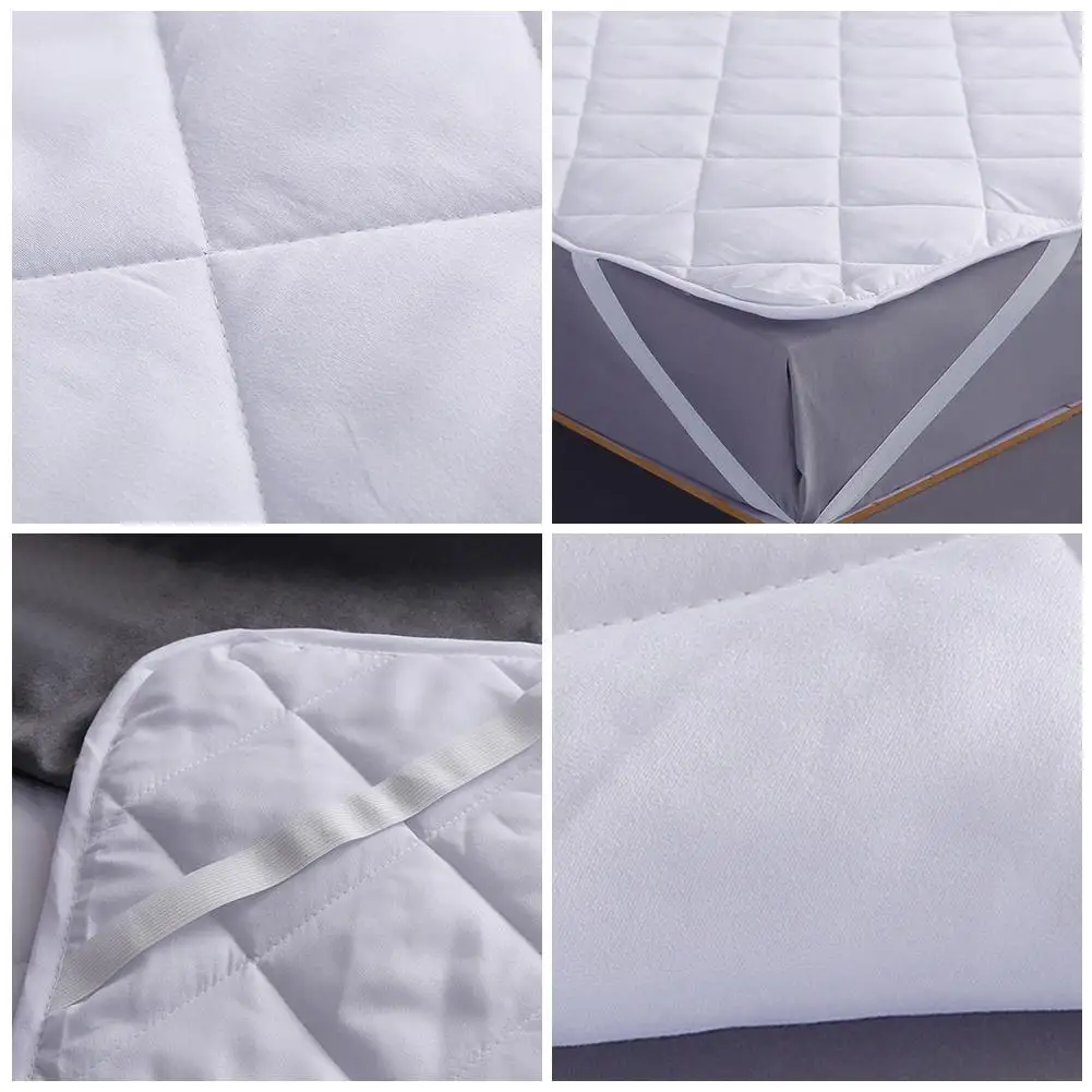 1 шт. белый нескользящий матовый тканевый защитный коврик матрац для кровати