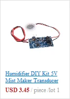 Увлажнитель DIY Kit 5 в тумана преобразователь увлажненные пластины аксессуары+ PCB модуль D16mm
