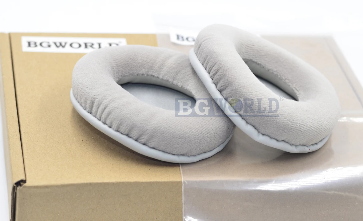 Серые велюровые амбушюры Repacement наволочки для подушек наушников skullcandy HESH / HESH2.0 2 0